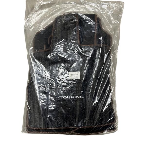 SUBARU Other - SUBARU ASCENT Touring Black Floor Mats with Brown Trim Set J505SXC010 NEW